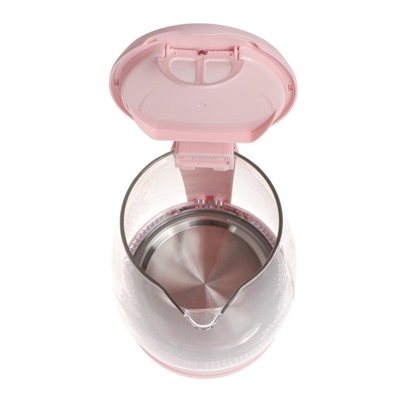 Чайник электрический Sakura SA-2733BG, стекло, 1.7 л, 2200 Вт, розовый