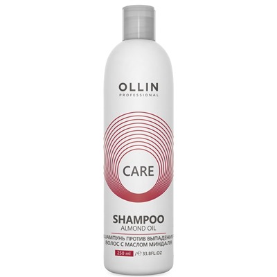 Шампунь против выпадения волос Care Almond Oil OLLIN 250 мл