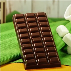 Пластиковая форма "Шоколад Темный" (плитка)