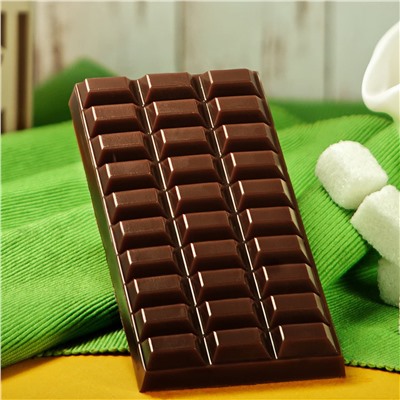 Пластиковая форма "Шоколад Темный" (плитка)