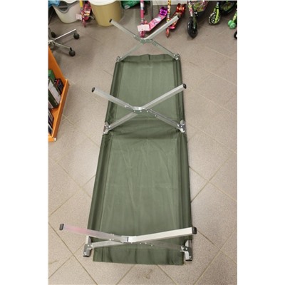 Кровать раскладушка туристическая Woodland Camping bed CK-166 алюминиевая