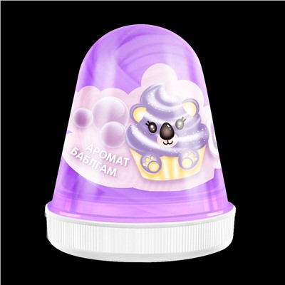 Слайм MONSTER'S SLIME FL004 Fluffy Бабл-гам фиолетовый