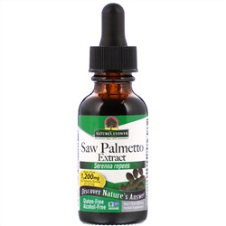 Nature's Answer, Saw Palmetto Extract, Alcohol-Free, 1,200 mg, 1 fl oz (30 ml)