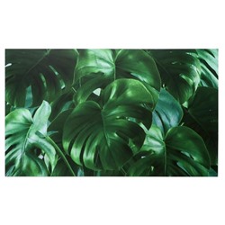 Картина на холсте "Листья монстеры" 60х100 см