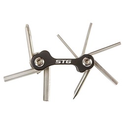 Ключи шестигранные STG, HF62, 8 шт в наборе