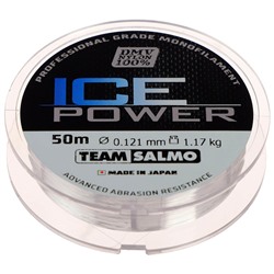 Леска монофильная Team Salmo ICE POWER, 50 м, 0,12 мм
