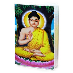 MOB001 Обложка для паспорта Будда, ПВХ