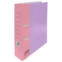 Папка-регистратор А4, 75 мм, deVENTE Pastel, разборный, металлическая окантовка, матовая ламинация, цвет пастельный фиолетовый