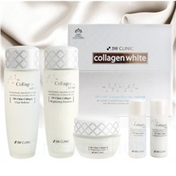 3W Clinic Набор для лица отбеливающий с коллагеном Collagen Whitening Skin Care Items 3 Set