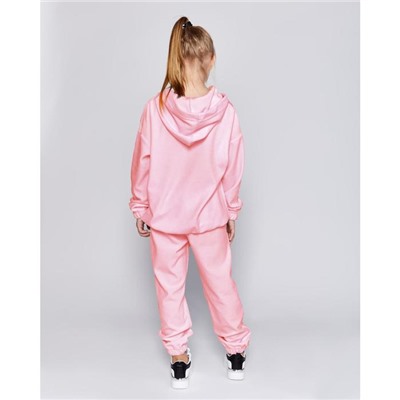 Комплект для девочки (худи, брюки) MINAKU: Casual Collection KIDS цвет св-розовый, рост 104