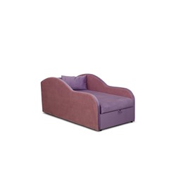 Малый диван «Кенгуру 4», велюр, цвет сиреневый / розовый