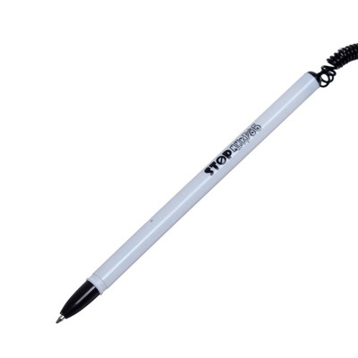 Ручка шариковая с подставкой на липучке, 0.7мм «StopМикроб», чернила синие, антимикробный пластик