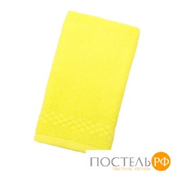 Полотенце Collorista однотонное, цвет жёлтый, размер 50х90 см +/- 3 см, 400 гр/м2
