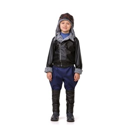 Карнавальный костюм "Лётчик", текстиль, куртка, брюки, шлем, р-р 38, рост 152 см