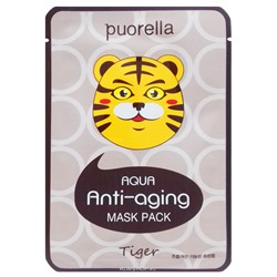 Антивозрастная маска для лица Тигр Puorella, Корея, 23 г Акция
