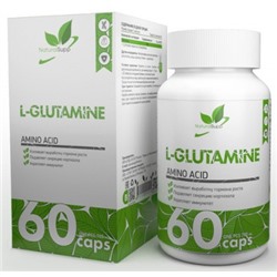Аминокислота Глютамин Naturalsupp L-Glutamine 60 капс.