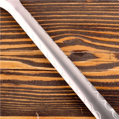 Шумовка для казана узбекская 43см, диаметр 12см, с деревянной ручкой