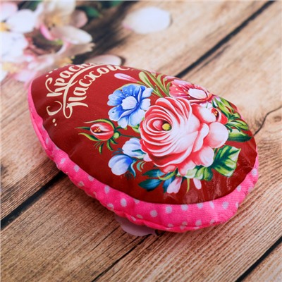 Пасхальный сувенир на магните «С Красной Пасхой» (цветы), 6 × 8 см