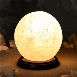 Соляная лампа "Шар большой", цельный кристалл, 19 см, 6-7 кг