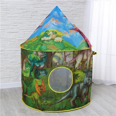 Палатка детская игровая «Динозавры» 100×100×135 см