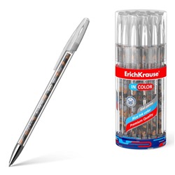 Ручка гелевая дизайн ErichKrause InColor Rough Native, чернила синие 48785