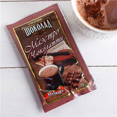 Горячий шоколад со вкусом клубники «Глобальное потепление», 5 пакетиков