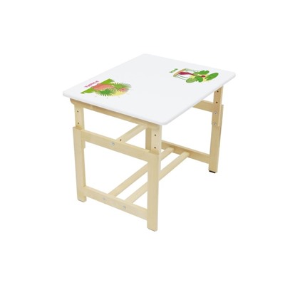 Комплект растущей детской мебели Polini kids Eco 400 SM, «Дино», 68 х 55 см, цвет белый