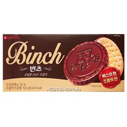 Печенье Binch Lotte, Корея, 102 г