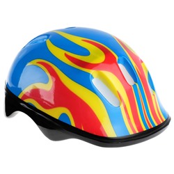 Шлем защитный детский OT-H6, размер M, 52-54 см, цвет синий