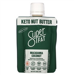 SuperFat, Keto Nut Butter, Macadamia Coconut, 1.5 oz (42 g)