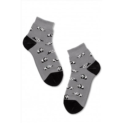 Брестские, Женские укороченные махровые носки с пандами