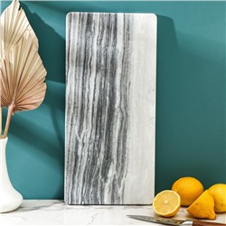 Доска для подачи Magistro Graystone, 38×18 см, из мрамора, цвет серый