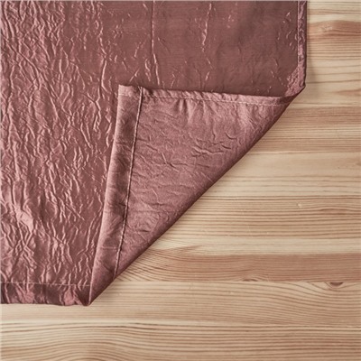 Комплект штор для кухни «Романтика», 290х165 см, цвет шоколад
