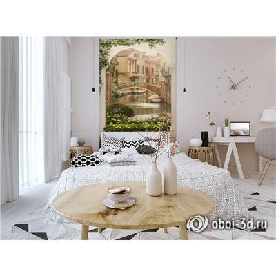 3D Фотообои «Венецианский дворик 1»