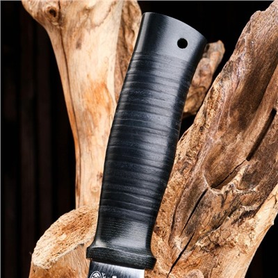 Нож охотничий «Ефрейтор» Н24, ст. ЭИ-107, рукоять текстолит, кожа, 15 см