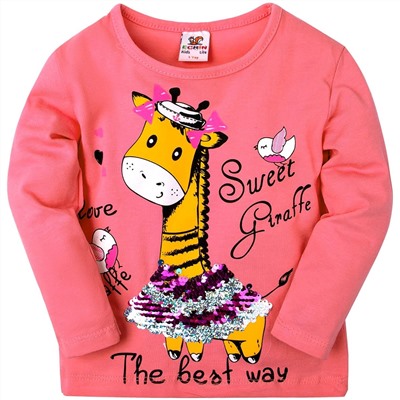 Лонгслив Ecrin Kids Sweet Giraffe