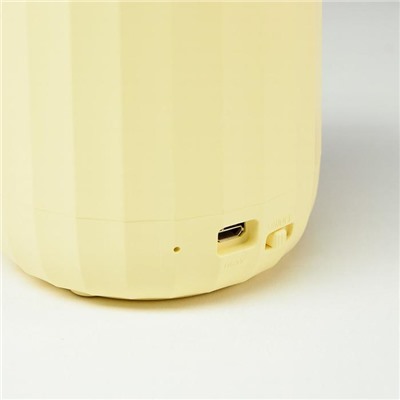 Лампа настольная сенсорная 16090/1YL 18хLED 4Вт USB АКБ 3000-6000К желтый 8х8х44 см