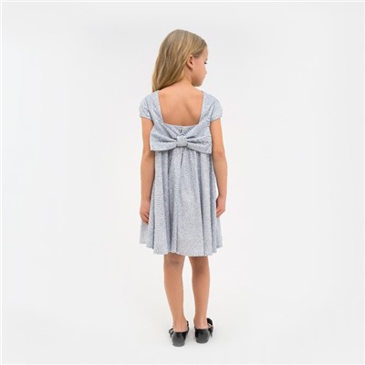 Платье нарядное детское KAFTAN, р. 28 (86-92 см), серебристый