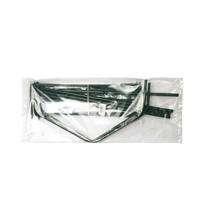 Парник - стеллаж, на подоконник, 3 полки, 110 × 65 × 22 см, металлический каркас d = 16 мм, чехол плёнка 100 мкм
