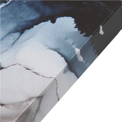 Картина-холст на подрамнике "Абстракция. Туман" 50х70 см