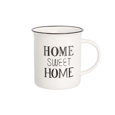 Кружка 310 мл 10,7*7,5*9 см "SWEET HOME" NEW BONE CHINA