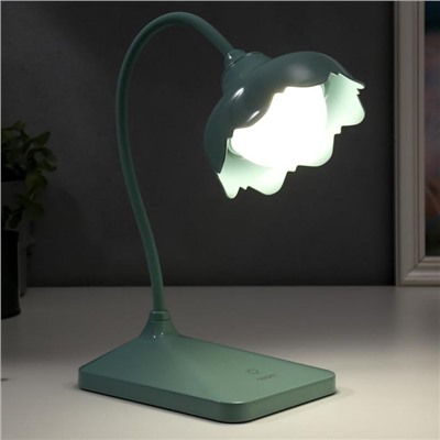 Лампа настольная 16265/1 LED 3Вт АКБ диммер зеленый 11х14,4х40 см