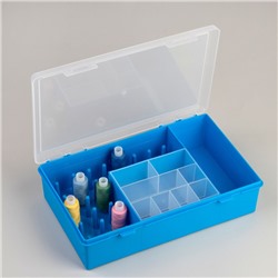 Органайзер для хранения швейных принадлежностей, 7,5 × 19 × 28,5 см, цвет МИКС
