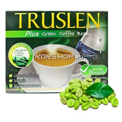Напиток Зеленый кофе с протеинами Truslen Plus Green Coffee Bean, Таиланд, 160 г (10 шт. х 16 г)