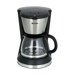 Кофеварка Vitek VT-1506 BK, 0.7 л, постоянный фильтр, капельная, черный