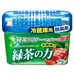 Поглотитель неприятных запахов для общего отделения холодильника с экстрактом зеленого чая Kokubo, 150 г
