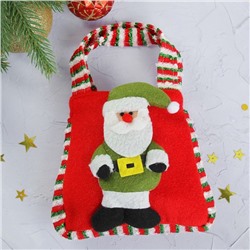 Подарочная сумка «Дед Мороз», цвета МИКС