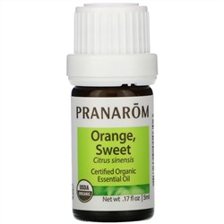 Pranarom, Essential Oil, Orange, Sweet, .17 fl oz (5 ml)