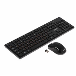Комплект клавиатура и мышь Dialog KMROP-4030U, беспроводной, мембранный,1600 dpi,USB,черный