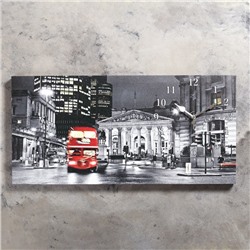 Часы-картина настенные, серия: Город, "Лондон", 40 х 76 см, микс